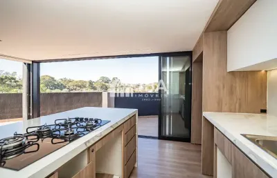 Cobertura com 3 quartos para alugar na rua jaime balão, 975, hugo lange, curitiba, 148 m2 por r$ 9.500