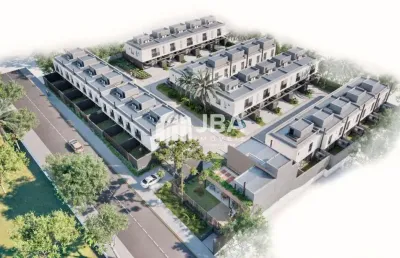 Casa em condomínio fechado com 3 quartos à venda na rua frei tarcísio mastena, 105, santa felicidade, curitiba, 111 m2 por r$ 799.296