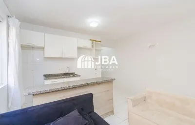 Apartamento com 1 quarto à venda na rua miguel caluf, 1349, cajuru, curitiba, 33 m2 por r$ 227.000