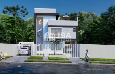 Casa em condomínio fechado com 3 quartos à venda na sargento tadeu czocher, 145, uberaba, curitiba, 117 m2 por r$ 699.900