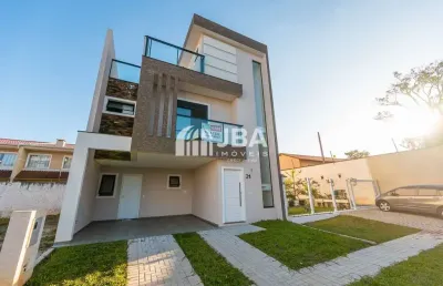 Casa em condomínio fechado com 3 quartos à venda na rua vereador ângelo burbello, 2515, umbará, curitiba, 163 m2 por r$ 972.000
