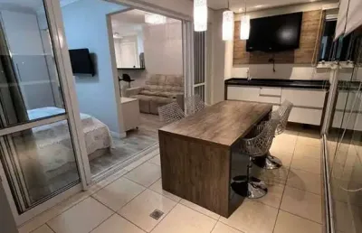 Studio 1 dormitório mobiliado no jardim anália franco 52m²