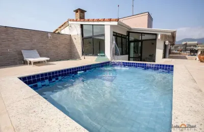 Cobertura com 3 dorms, centro, ubatuba - r$ 950 mil, cod: 1546