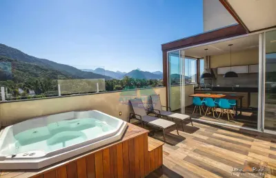 Cobertura com 3 dorms, centro, ubatuba - r$ 1.3 mi, cod: 1463