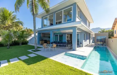 Casa com 4 quartos, praia do sapê, ubatuba - r$ 5 mi, cod: 2723