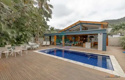 Casa com 5 quartos, praia do pulso, ubatuba - r$ 18 mi, cod: 2461