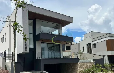 Sobrado com 5 dormitórios à venda, 400 m² por r$ 4.500.000,00 - condomínio residencial alphaville - são josé dos campos/sp