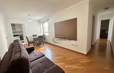 Apartamento com 2 dormitórios para alugar, 74 m² por r$ 4.038,00/mês - jardim das colinas - são josé dos campos/sp