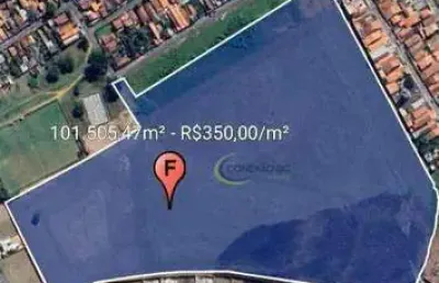 Área à venda, 101000 m² por r$ 35.500.000,00 - granjas santa terezinha - taubaté/sp