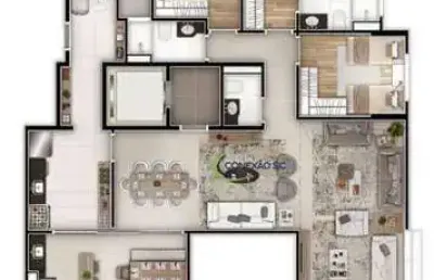 Apartamento com 3 dormitórios à venda, 130 m² por r$ 1.500.000,00 - jardim aquarius - são josé dos campos/sp