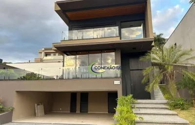 Sobrado com 4 dormitórios à venda, 465 m² por r$ 4.500.000,00 - condomínio residencial alphaville - são josé dos campos/sp