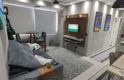 Apartamento com 2 quartos, canto do forte, praia grande, cod: 71672990