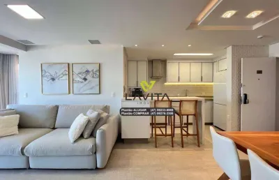 Apartamento à venda totalmente mobiliado 3 dormitórios, sendo 1 suíte - res.grand cayman - itoupava seca - blumenau sc | la vita imóveis