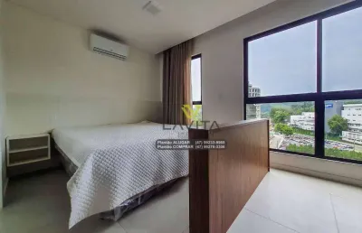 Loft studio, mobiliado, com 1 dormitório à venda, 30 m² por r$ 320.000 - garcia - blumenau/sc