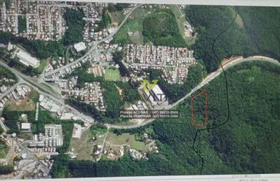 Terreno à venda, 14990 m² por r$ 2.500.000 - br470 próximo a dudalina - blumenau/sc | la vita imóveis
