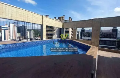 Apartamento com 4 dormitórios, 310 m² - venda por r$ 2.200.000,00 ou aluguel por r$ 13.900,00/mês - jardim blumenau - blumenau/sc