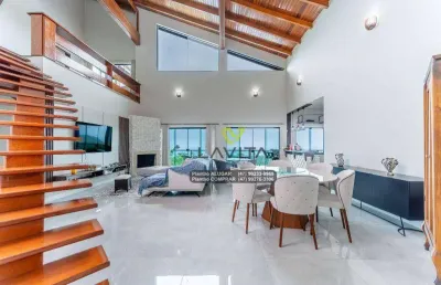 Casa de alto padrão a venda - 4 suítes - 7.920m² terreno - 550m² área construida- praia do estaleiro - balneário camboriú sc | la vita imóveis