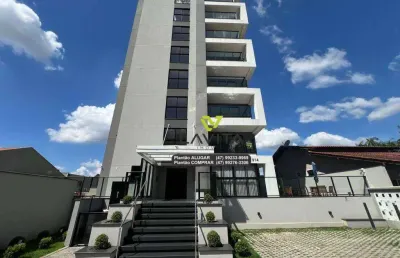 Apartamento com 3 dormitórios, 1 suíte e 2 demi-suíte à venda - 109m² área privativa no bairro velha - res. oasis - blumenau sc | la vita imóveis