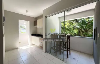 Apartamento semimobiliado à venda com 2 dormitórios, sendo 1 suíte - bairro vila nova - blumenau sc | la vita imóveis