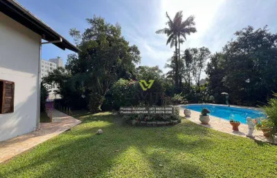 Casa residencial ou comercial á venda com 558m² área construída - 4 dormitórios - bairro badenfurt - blumenau sc | la vita imóveis