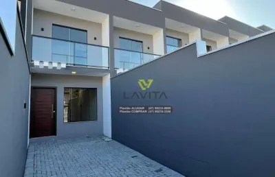 Casa, sobrado com 2 dormitórios para aluguel, locação, bairro fortaleza alta - blumenau sc | la vita imóveis