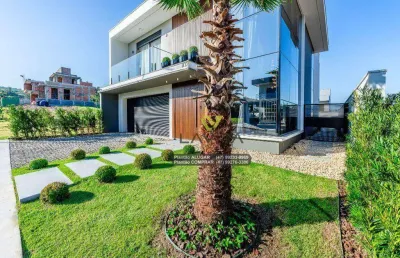Casa totalmente mobiliada a venda com 3 suítes no condomínio fechado paysage privilege - bairro ponta aguda - blumenau sc | la vita imóveis.