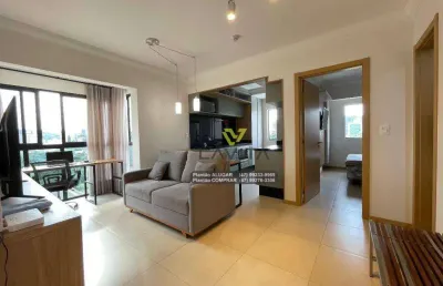 Loft studio, mobiliado, com 1 dormitório à venda, 40 m² por r$ 470.000 - centro - blumenau/sc