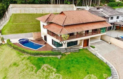 Casa com 3 dormitórios, sendo 2 suítes à venda, 358,26m² por r$ 2.300.000 - itoupava norte - blumenau/sc | la vita imóveis