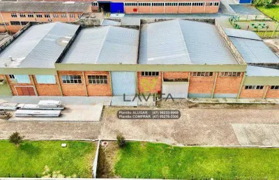 Extenso galpão no bairro itoupavazinha em blumenau com 4900 m² com fácil acesso a br 470