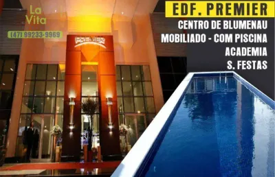 Apartamento com 1 dormitório à venda, 27 m² por r$ 295.000,00 - centro - blumenau/sc