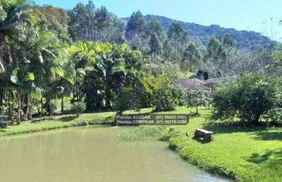 Sítio com 2 dormitórios à venda, 20000 m² por r$ 1.250.000 - alto gasparinho - gaspar/sc - | la vita imóveis