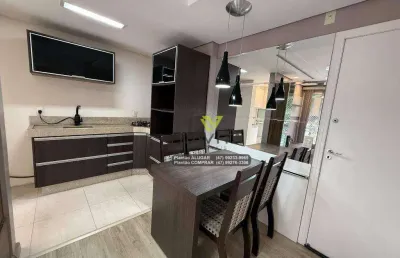 Apartamento no arbóris - mobiliado com 2 dormitórios para alugar, por r$ 2.700/mês - escola agrícola - blumenau/sc | la vita imóveis