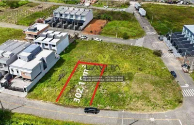 Terreno à venda com 302,15m² localizado no bairro belchior central - loteamento terras do vale - gaspar sc | la vita imóveis