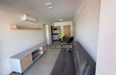 Apartamento mobiliado!!!! belíssima oportunidade para quem busca um lindo apartamento no edifício unique, próximo a furb