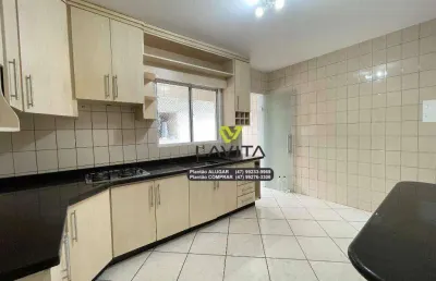 Apartamento com 3 dormitórios para alugar, 90 m² por r$ 2.521/mês - velha central - blumenau/sc | la vita imóveis