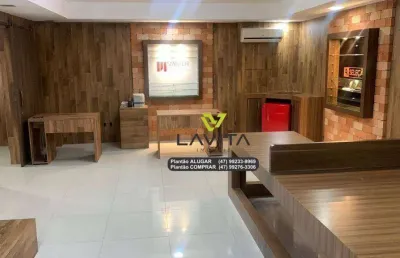 Excelente sala comercial no edifício premier no bairro centro em blumenau