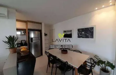 Apartamento com 3 dormitórios à venda, 86 m² por r$ 490.000 - salto weissbach - blumenau/sc | la vita imóveis