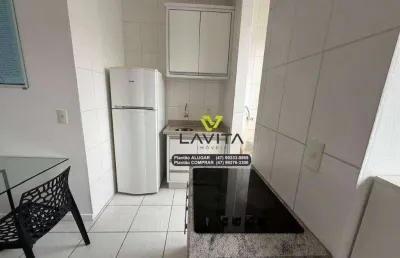 Apartamento mobiliado próximo a vila germânica no bairro vila nova em blumenau