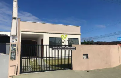 Aconchegante residência no loteamento parque jardim das flores no bairro figueira em gaspar