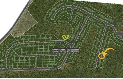 Terreno à venda, 375 m² por r$ 275.000,00 - ponta aguda - blumenau/sc