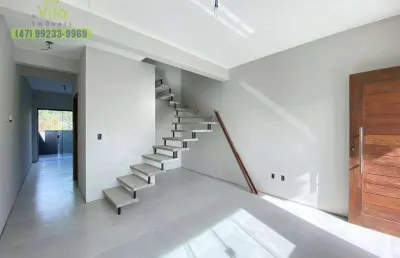 Casa, sobrado com 2 dormitórios para aluguel, locação, bairro belchior central - gaspar sc | la vita imóveis