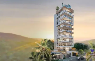 Apartamentos edifício  la plage , apartamento 801 com vista para o mar
