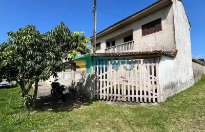 Imperdível oportunidade! casa para venda em itanhaém-sp, bopiranga. 3 quartos, 1 suíte, 2 salas, 3 banheiros, 3 vagas, 130m².