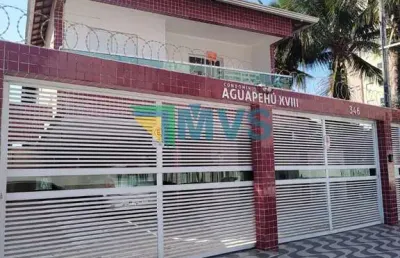 Casa em condomínio fechado com 2 quartos à venda em aviação, praia grande , 75 m2 por r$ 420.000