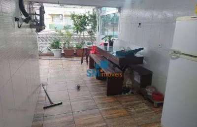Sobrado com 3 dormitórios à venda, 200 m² por r$ 668.000,00 - utinga - santo andré/sp