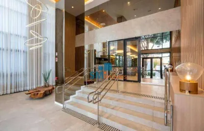 Studio 26m² moderno e semi mobiliado - moema - vende-se