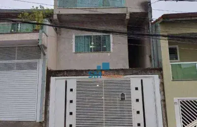 Sobrado com 3 dormitórios à venda, 283 m² por r$ 580.000,00 - parque são vicente - mauá/sp