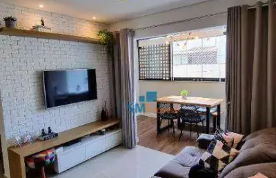 Sobrado com 2 dormitórios à venda, 130 m² por r$ 744.000,00 - campestre - santo andré/sp
