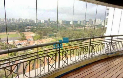 Cobertura com 4 suítes, 440 m² - venda por r$ 6.300.000 ou aluguel por r$ 28.200/mês - granja julieta - são paulo/sp