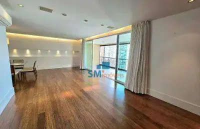 Apartamento com 4 dormitórios à venda, 218 m² por r$ 3.200.000,00 - brooklin paulista - são paulo/sp
